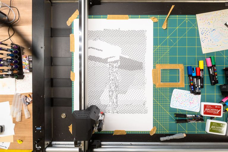 Artwork from project The Drawing Machine